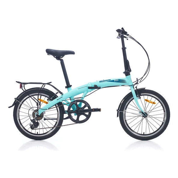 BIANCHI F013-D 20 JANT KATLANABİLİR BİSİKLET 330H AL-6061 7 VİTES  MD DARKGREY-CELESTE