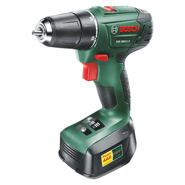 Bosch Psr 1800 LI-2 1.5 Ah Tek Akülü Delme/vidalama Makinesi 06039A310U - 4