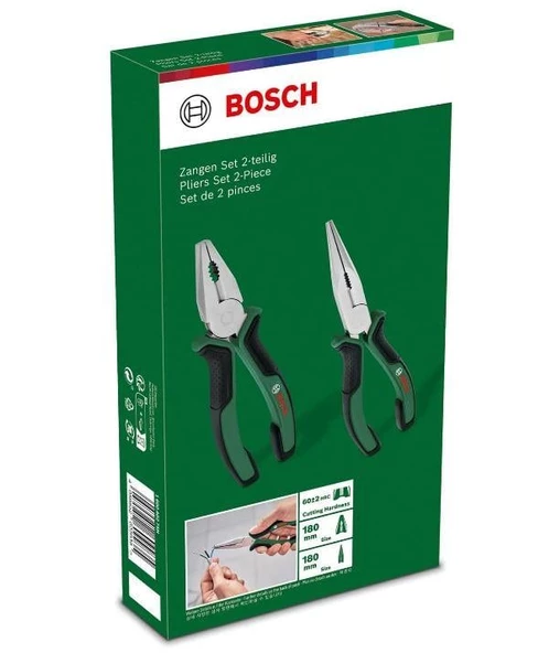 Bosch Pense Seti 2 Parça (Kargaburun 180 ve Pense 180) - 1600A0275H - 5