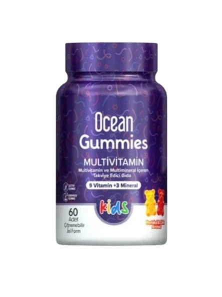 Ocean Gummies Multivitamin 60 Çiğnenebilir Jel Form