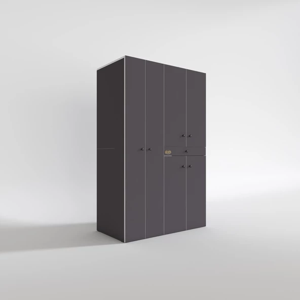 Kenzlife çamaşır-kurutma makinesi dolabı şahrur sol gri 187*120*60 çekmeceli banyo - Resim 3