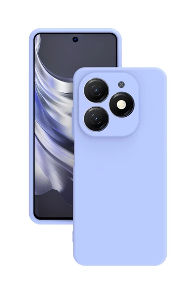 Tecno Spark 20C Kılıf Kamera Korumalı Silikon Rubber Arka Kapak - Resim 5