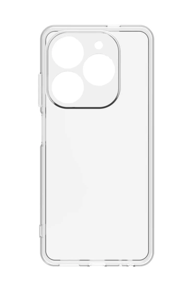 Tecno Spark 20C Kılıf Kamera Korumalı Silikon Rubber Arka Kapak - Resim 11