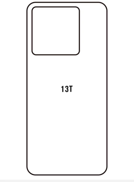 Mi 13T Uyumlu Ön+Arka Body Şeffaf Ultra koruyucu Nano Jelatin - Resim 3