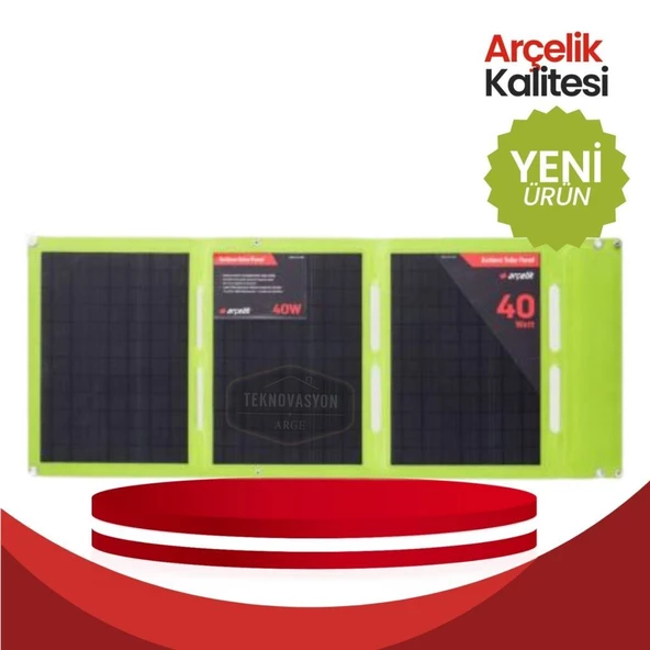 Teknovasyon Arge Arçelik 40W FSP Katlanabilir Solar Panel