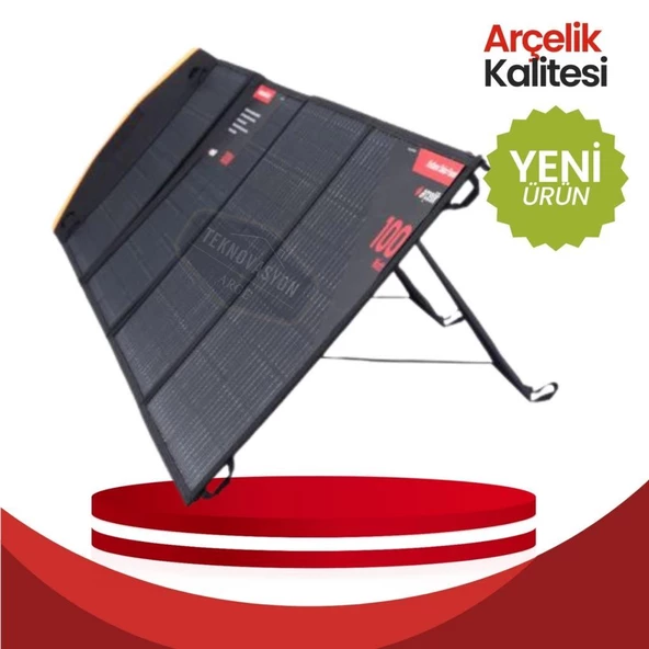 Arçelik ARCLK-FSB-100W 4 KatlanırTaşınabilir Güneş Paneli - 2