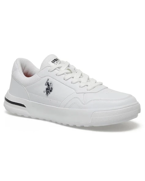 U.s. Polo Assn. Sampo 4Fx Erkek Beyaz-Lacivert Sneaker Ayakkabı