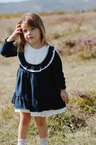 Bebek Kız Çocuk Doğum Günü Parti Düğün Elbise Astarlı Çocuk Giyim Bebek Giyim Kız ELBROBA - 6