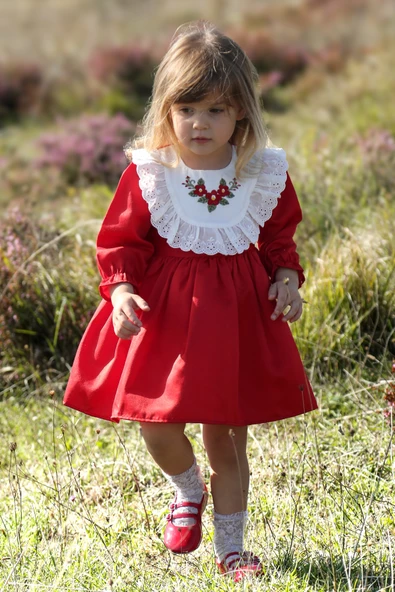 Kız Bebek Kız Çocuk Doğum Günü Parti Düğün Elbise Astarlı Saten Çocuk Giyim Bebek Giyim - 5