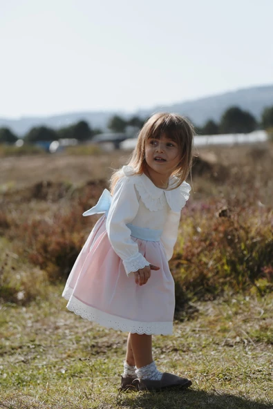 Kız Bebek Kız Çocuk Doğum Günü Parti Düğün Elbise Astarlı Saten Çocuk Giyim Bebek Giyim - 9