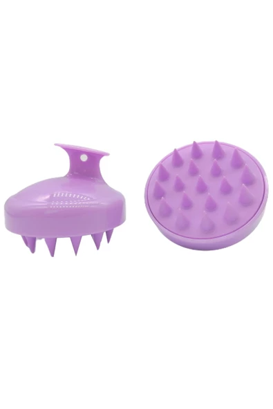 Yumuşak Silikon  Baş Masaj Fırçası , Kafa ve Selülit Masaj  fırçası - 3