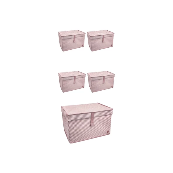 Düzenleyici Kutu Organizer Cırtlı Hurç Maxi Boy 30cm X 40cm X 50cm (1 Adet) - 3