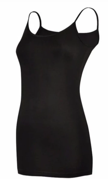 YILDIZ 2266 KADIN LİKRALI İP ASKILI UZUN ATLET TEKLİ ürün görseli