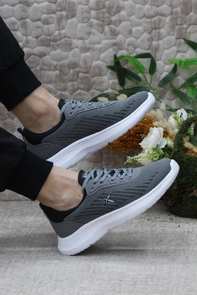 Kinetix Thanos Tx Gri Siyah Orijinal Ürün Comfort Erkek Spor Ayakkabı - Resim 5