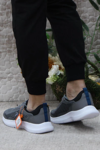 Kinetix Thanos Tx Gri Siyah Orijinal Ürün Comfort Erkek Spor Ayakkabı - Resim 4