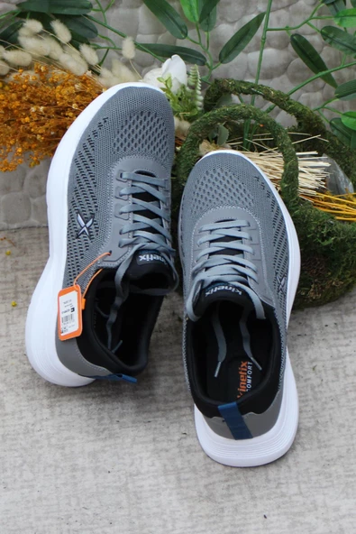 Kinetix Thanos Tx Gri Siyah Orijinal Ürün Comfort Erkek Spor Ayakkabı - Resim 6