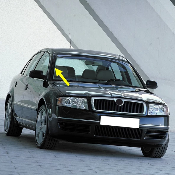 Skoda Superb 2002-2008 Ön Cam Sağ Direk Su Tutma Çıtası 3B0854328C ürün görseli
