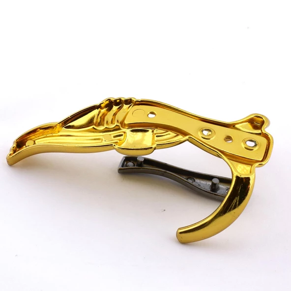 Efsane Askı Portmanto Metal Vestiyer Duvar Dolap Elbise Askısı Gold Mobilya Kapı Askılığı Aparatı - 9