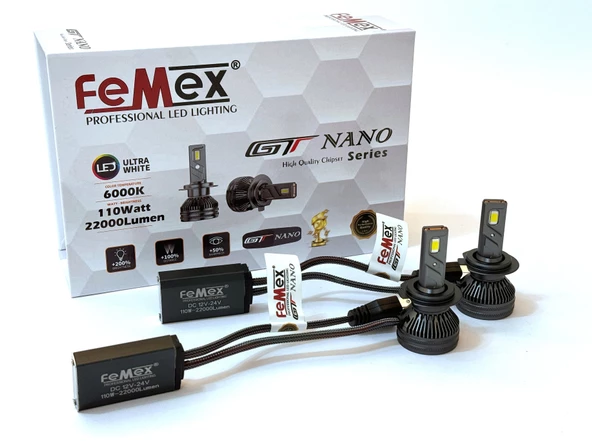 FEMEX GT NANO Pro Csp LEXTAR H7 Led Xenon Led Headlight