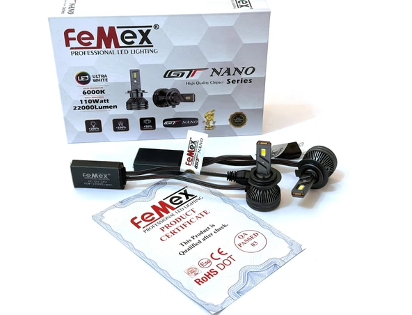 Opel Astra K Led Far Ampulu H7 FEMEX GT Nano Pro Performans Serisi - 2