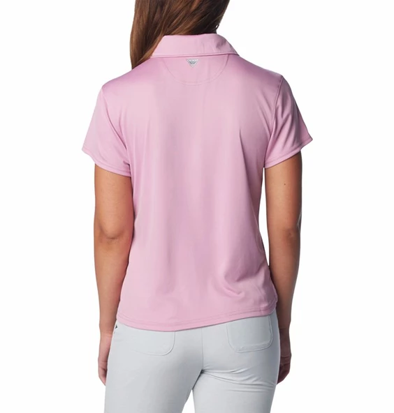 Columbia Tidal Tee SS Polo Kadın Kısa Kollu Polo T-shirt Mor FL2697-596 - Resim 2