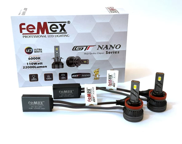 FEMEX GT NANO Pro Csp LEXTAR H8/11 Led Xenon Led Headlight