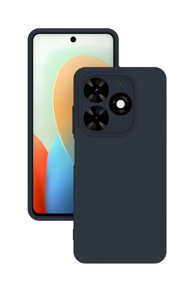 Tecno Spark Go 2024 Kılıf Kamera Korumalı Silikon Rubber Arka Kapak - Resim 4