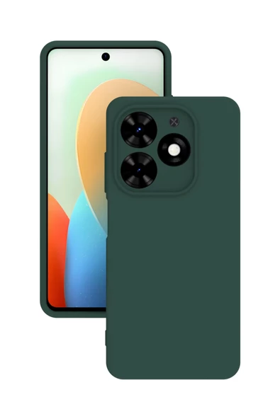 Tecno Spark Go 2024 Kılıf Kamera Korumalı Silikon Rubber Arka Kapak - Resim 2