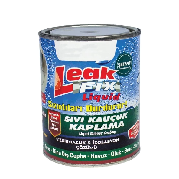 Şeffaf Leak Fix Liqid Su Sızıntı Durdurucu Sıvı Kauçuk Kaplama İzalasyon Sızdırmaz Yalıtım 700 Gr - 5