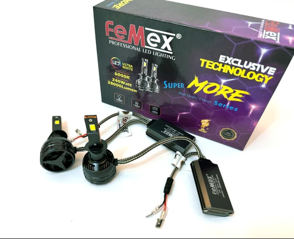 FEMEX Super More Csp SUPERIOR ETI Chipset H1 Radyatör Soğutmalı ExtRa PerFormans Led Xenon - 2