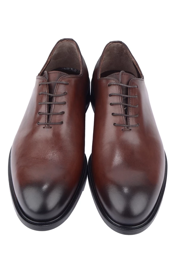 45001-Bağcıklı Düz Klasik Erkek Ayakkabı - 2