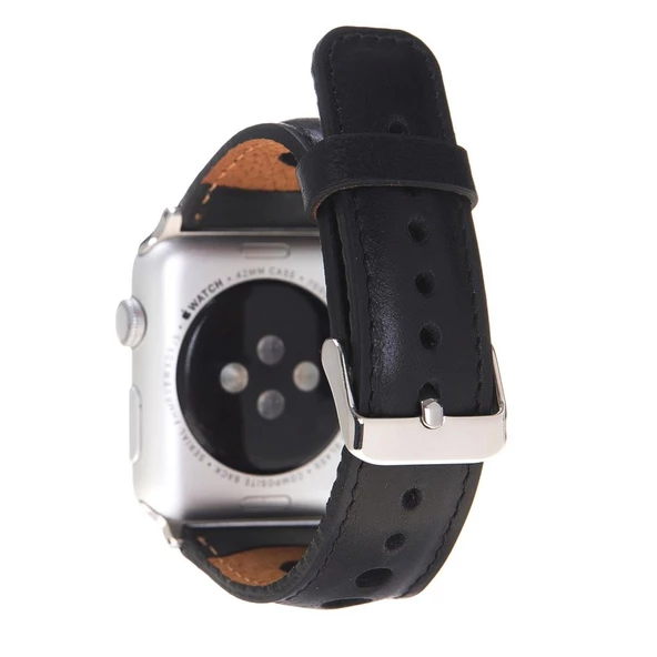 Apple Watch Uyumlu Deri Kordon 42-44-45mm ARK RST1 - 4