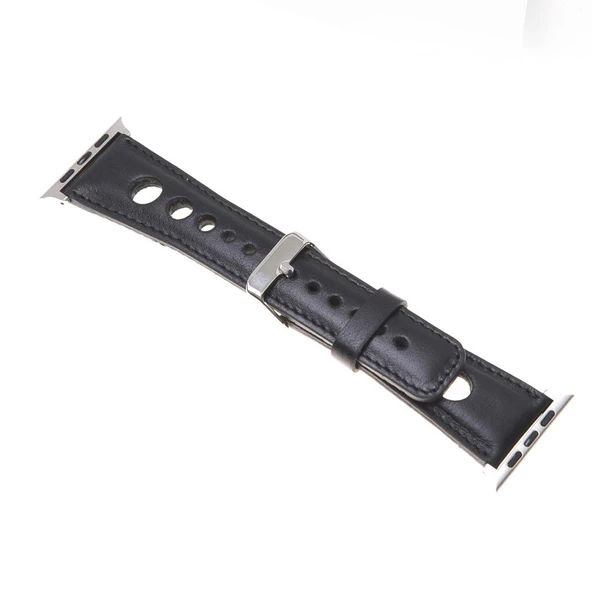 Apple Watch Uyumlu Deri Kordon 42-44-45mm ARK RST1 - 3