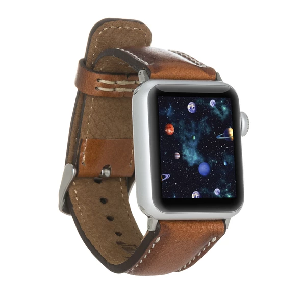 Apple Watch Uyumlu Deri Kordon 42-44-45mm RST2EF