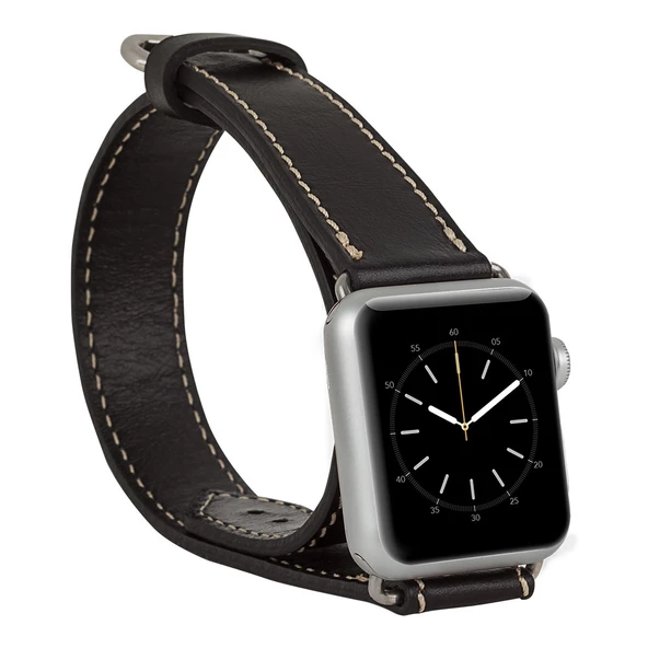 Apple Watch Uyumlu Deri Kordon 38-40-41mm DT RST1 - 2