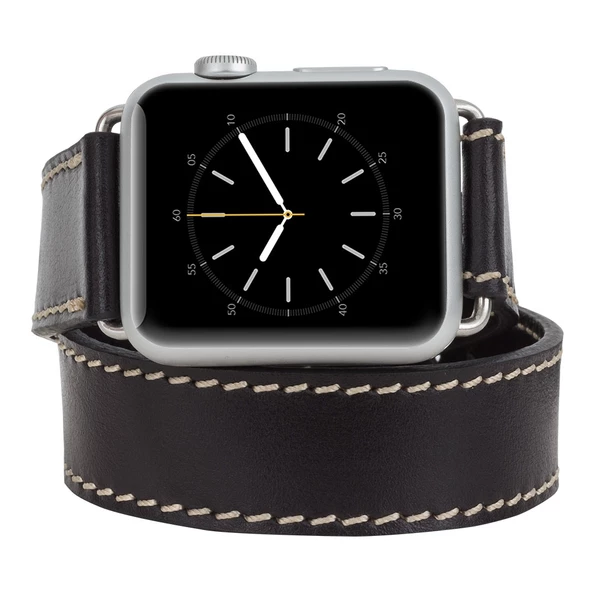 Apple Watch Uyumlu Deri Kordon 38-40-41mm DT RST1 - 3