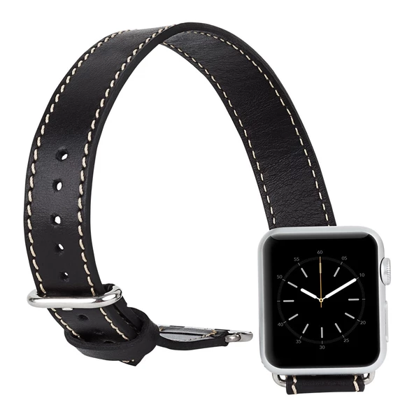 Apple Watch Uyumlu Deri Kordon 38-40-41mm DT RST1 - 5