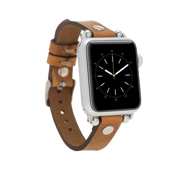 Apple Watch Uyumlu Deri Kordon 38-40-41mm Ferro ST G19