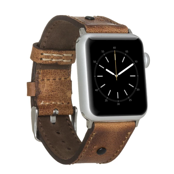 Apple Watch Uyumlu Deri Kordon 42-44-45mm TR 42BA4 TN11