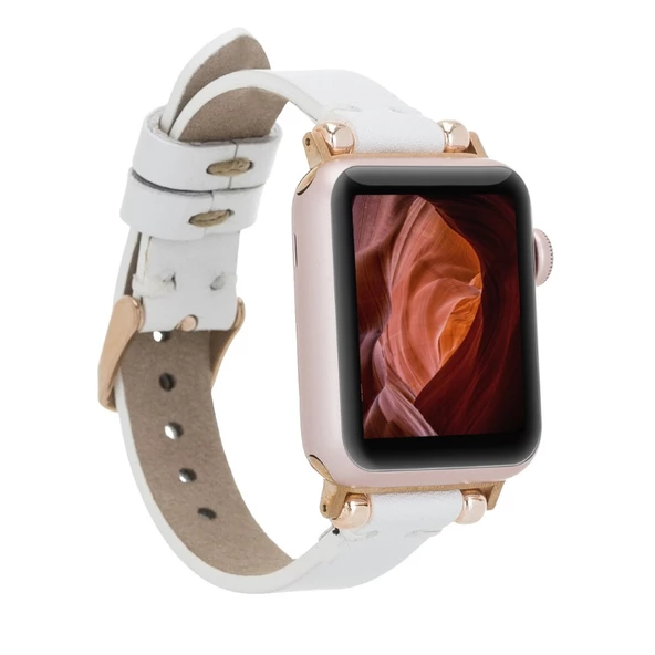 Apple Watch Uyumlu Deri Kordon 38-40-41mm Ferro F3