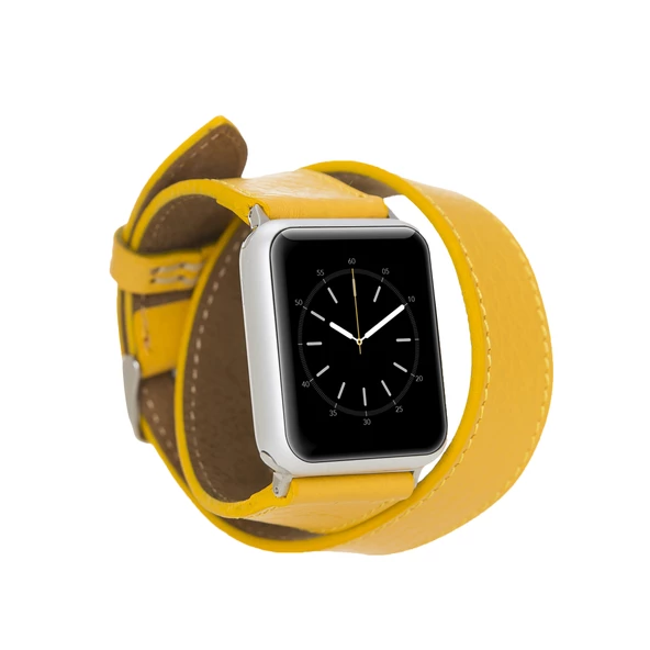 Apple Watch Uyumlu Deri Kordon 42-44-45mm DT FL12