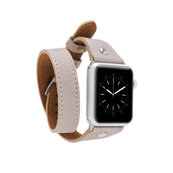 Apple Watch Uyumlu Deri Kordon 38-40-41mm Slim DTST ERC3