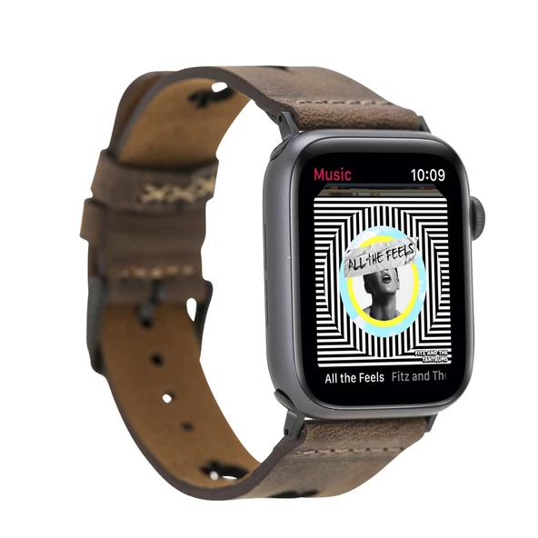 Apple Watch Uyumlu Deri Kordon 38-40-41mm G6 Avesta