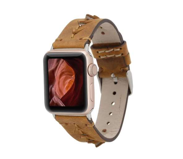 Apple Watch Uyumlu Deri Kordon 38-40-41mm G19 Boras