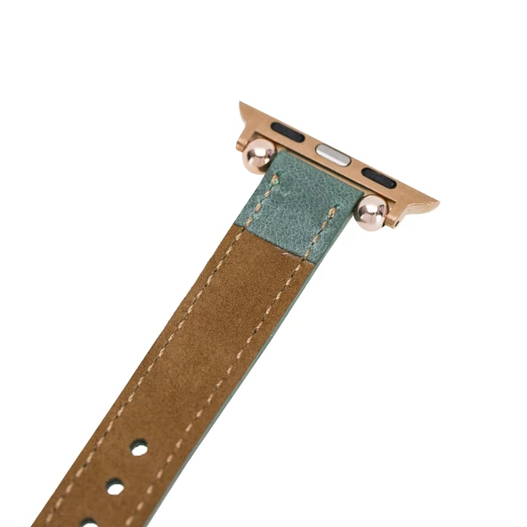 Apple Watch Uyumlu Deri Kordon 42-44-45mm Ferro CZ12 - 5