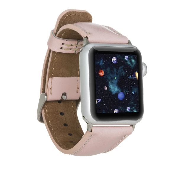 Apple Watch Uyumlu Deri Kordon 38-40-41mm SM3 NU2