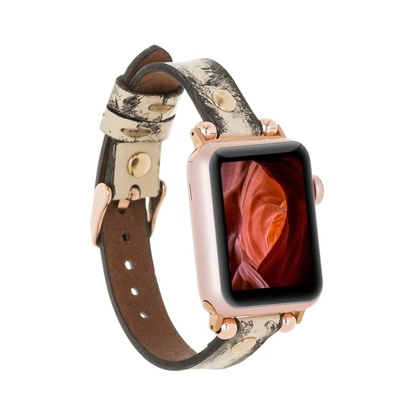 Apple Watch Uyumlu Deri Kordon 38-40-41mm GT V26SEF