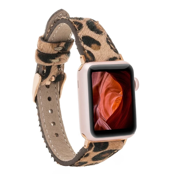 Apple Watch Uyumlu Deri Kordon 38-40-41mm Slim LE01N