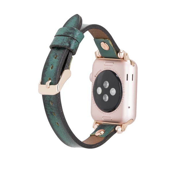 Apple Watch Uyumlu Deri Kordon 38-40-41mm RT V6SEF - 2