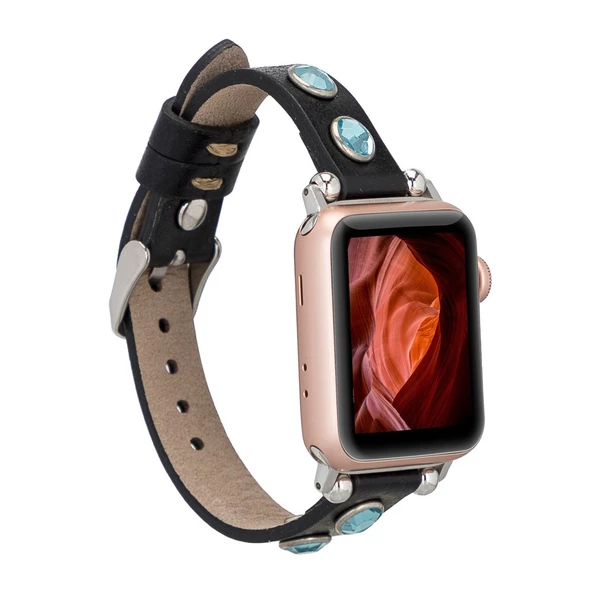 Apple Watch Uyumlu Deri Kordon 38-40-41mm TR RST1